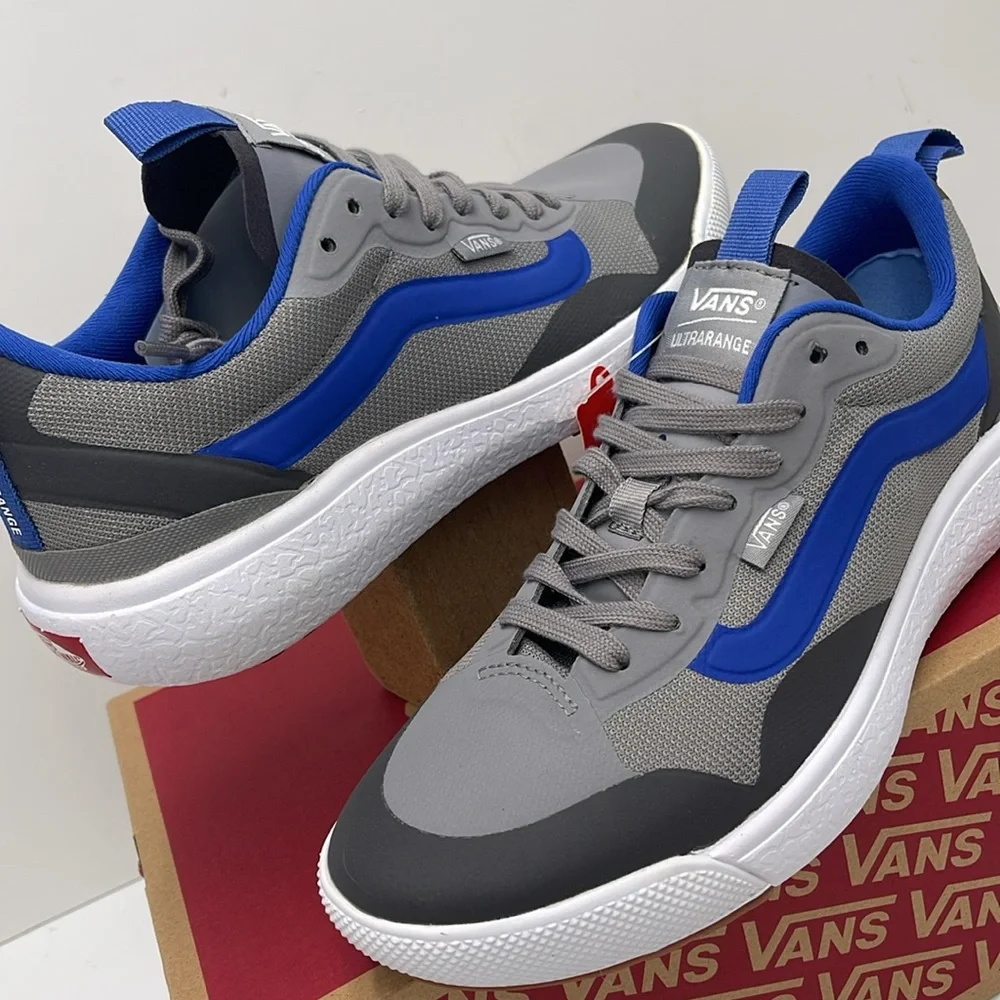 Vans Men’s Gray and Blue Sneakers Ultrarange Exo
Gray/True White VN0A4U1KBGJ - Picture 11 of 16